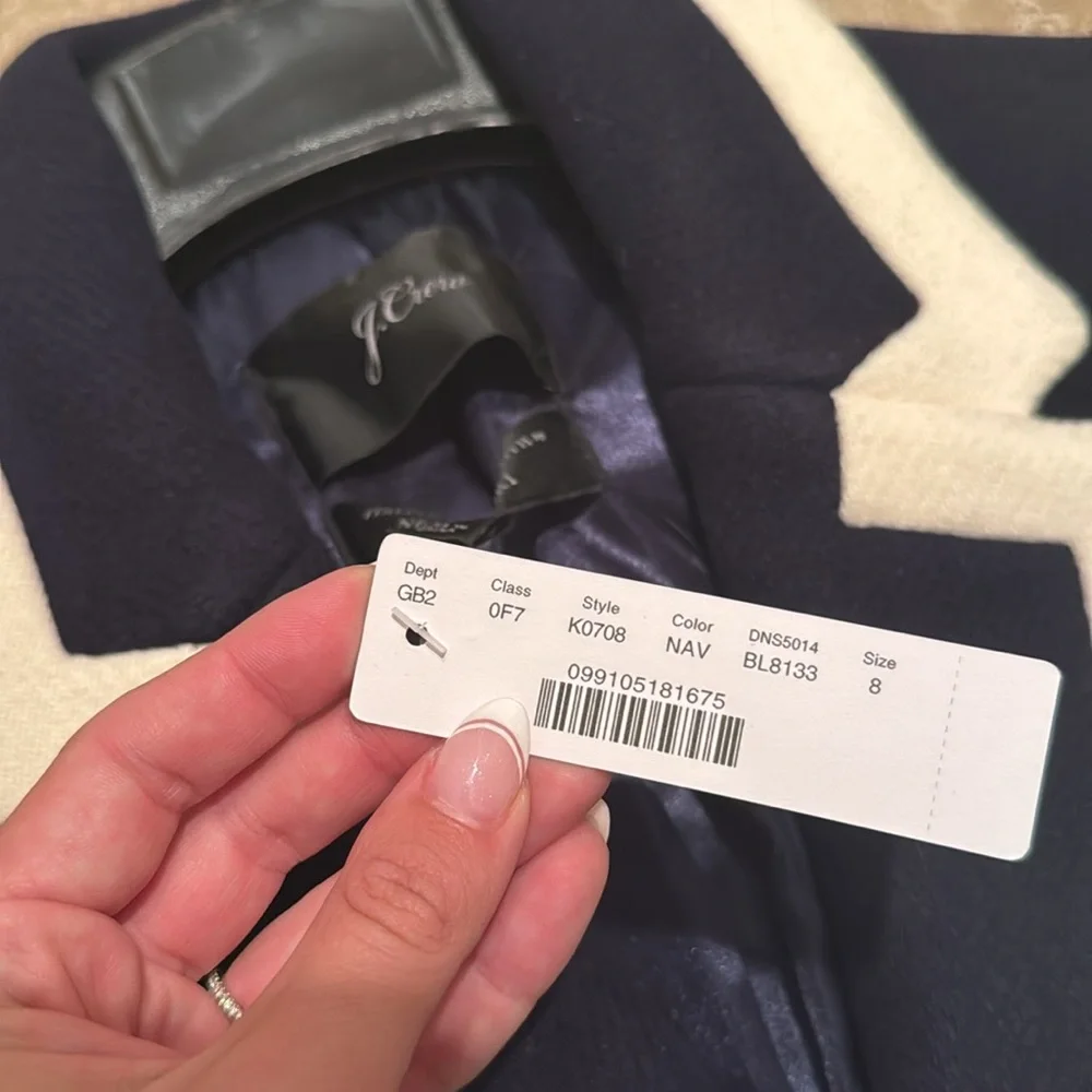 J. CREW Italian Wool Tipped Coat - Picture 4 of 7